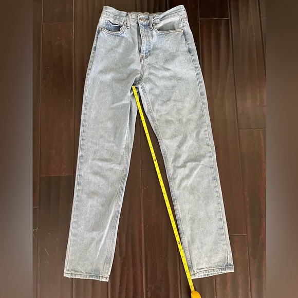 UNIF Light Wash Straight Denim Jeans Size 25 - Picture 3 of 11